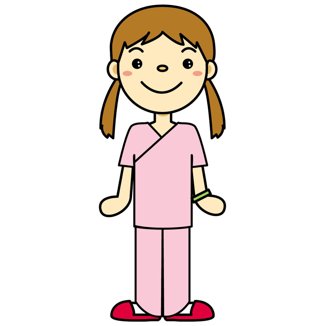 検査機器を操作する検査スタッフ