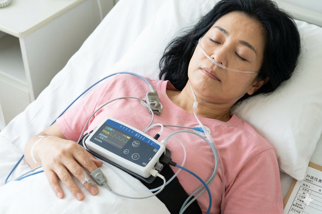 睡眠時無呼吸症候群の簡易検査装置